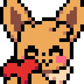 Стикер Pixel Art Eeveelutions - 7