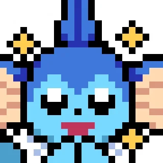 Стикер Pixel Art Eeveelutions - 6