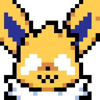 Стикер Pixel Art Eeveelutions - 1