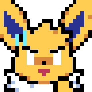 Стикер Pixel Art Eeveelutions - 9