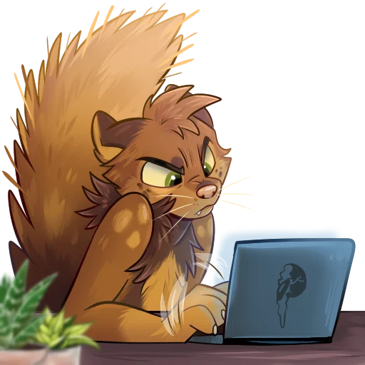 Стикер PixelPineMarten - 1