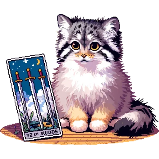 Sticker Pixel_Manul_Emodji_All_by_e4zybot - 1