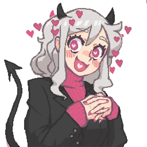 Стикер Пиксиляночки @stickers_teleg_telegramstickeri - 10