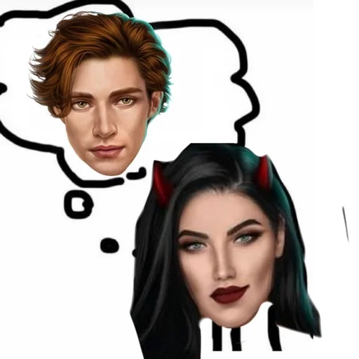 человеческое лицо эскиз рисование