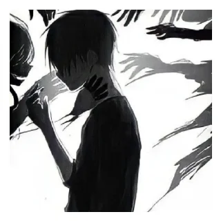 Sticker Плачь😭 и грусть😔 - 3