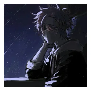 Sticker Плачь😭 и грусть😔 - 6