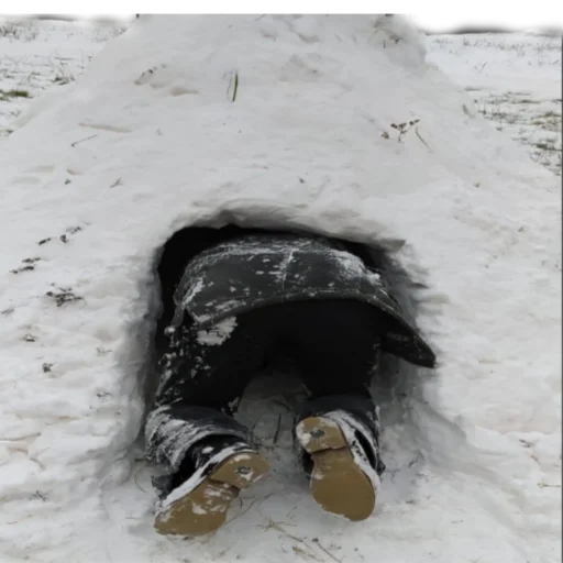 snow building outdoor