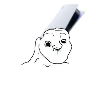 Sticker Playstation govno - 10