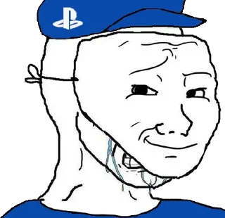 Sticker Playstation govno - 3