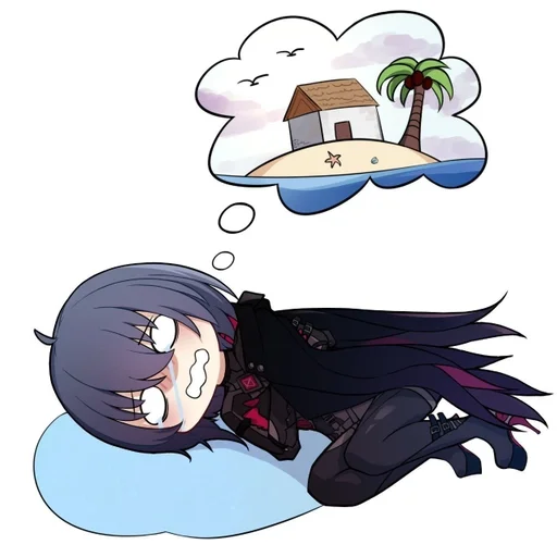 Хонкай :: @fStikBot - иллюстрация