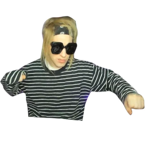 human face cartoon clothing