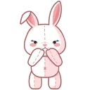 Sticker cute plush bunny - 5