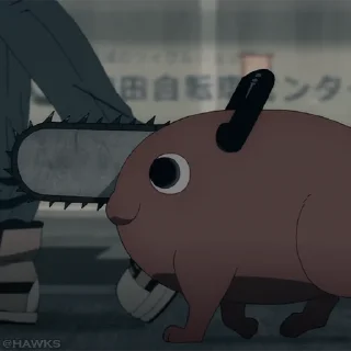 Стикер Pochita 🪚 (@TodorokiShouto) - 9