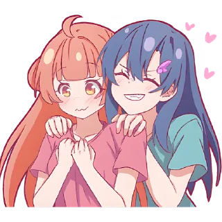 Sticker Подружки @Nyasticks - 0