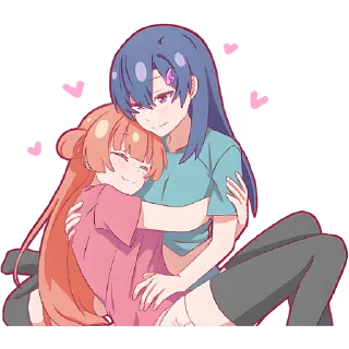 Sticker Подружки @Nyasticks - 1