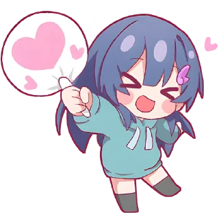 Sticker Подружки @Nyasticks - 11