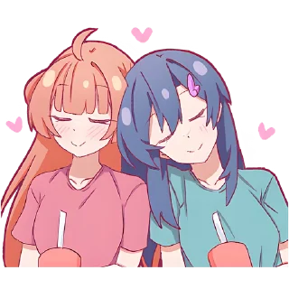 Sticker Подружки @Nyasticks - 4