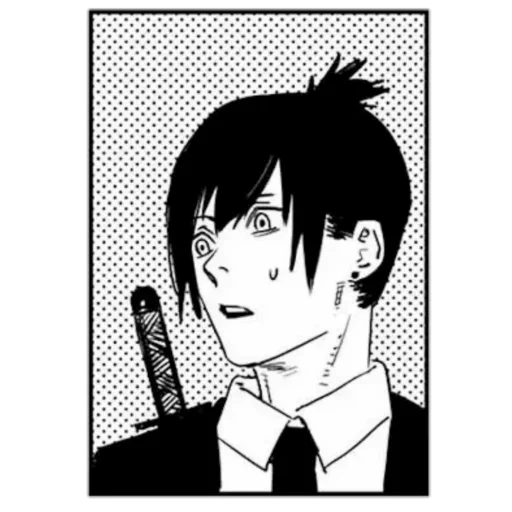 human face sketch anime