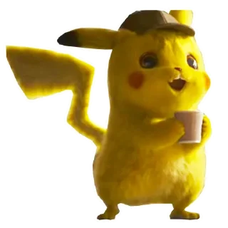 Sticker Детектив Пикачу - 1