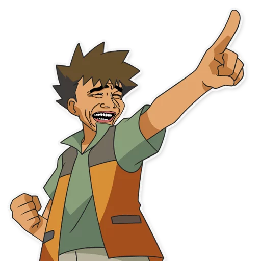 Стикер Pokemon meme face - 2