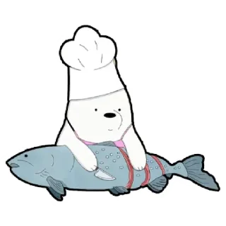 Стикер Polar (We Bare Bears) - 5