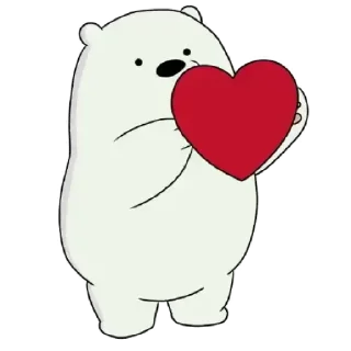 Стикер Polar (We Bare Bears) - 1