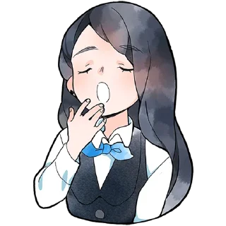 Стикер Полина @Nyasticks - 11