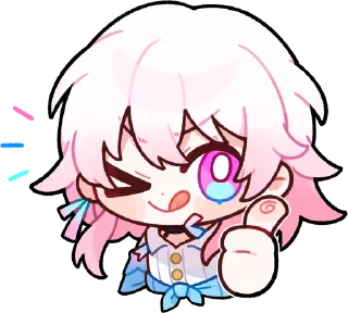 Стикер Март 7 | @honkaistarrailofficial - 8