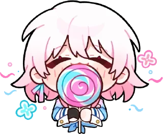 Стикер Март 7 | @honkaistarrailofficial - 10