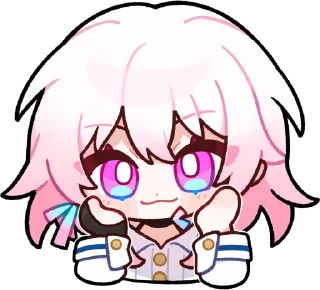 Стикер Март 7 | @honkaistarrailofficial - 9