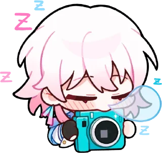 Стикер Март 7 | @honkaistarrailofficial - 11