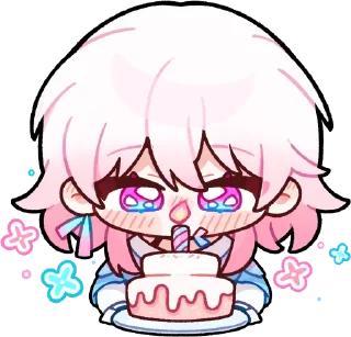 Стикер Март 7 | @honkaistarrailofficial - 4