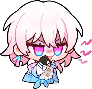 Стикер Март 7 | @honkaistarrailofficial - 7