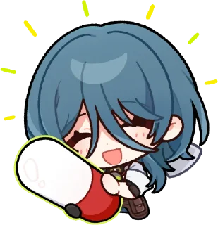 Стикер И бессмертие не вечно | @honkaistarrailofficial - 1