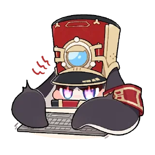 Sticker Пом Пом by @stickerstgfennec - 0