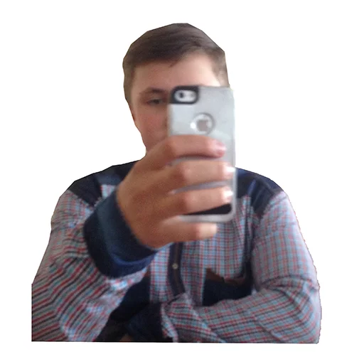 person mobile phone human face