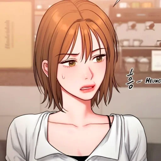 anime cartoon human face