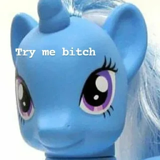 Стикер Trixie go bbbb - 3