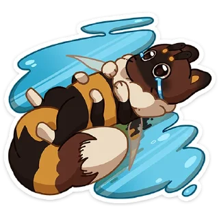 Стикер Пуф без надписей @stickers_vk - 6