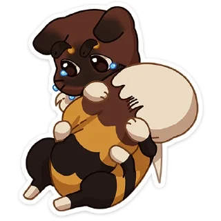 Стикер Пуф без надписей @stickers_vk - 7