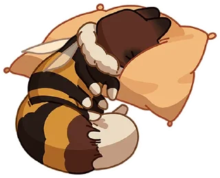 Стикер Пуф без надписей @stickers_vk - 9