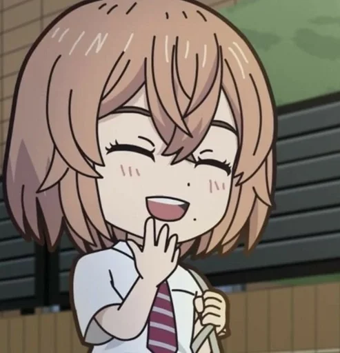 cartoon anime human face