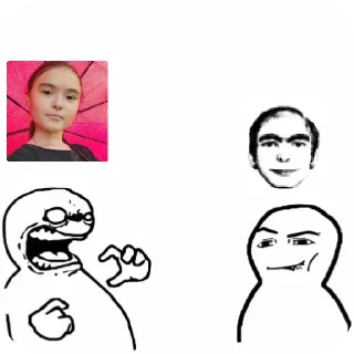 эскиз человеческое лицо клипарт