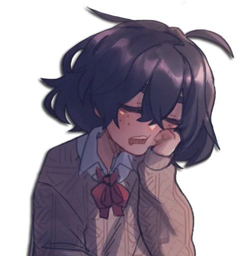 аниме мультфильм человеческое лицо