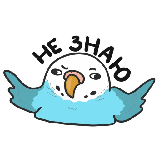 Sticker Попуг - 0