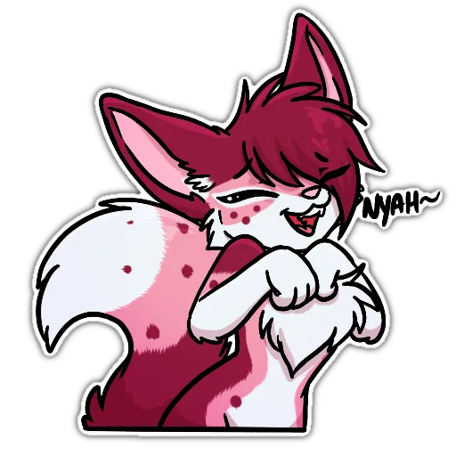 Sticker PoppyTheCatFox - 1