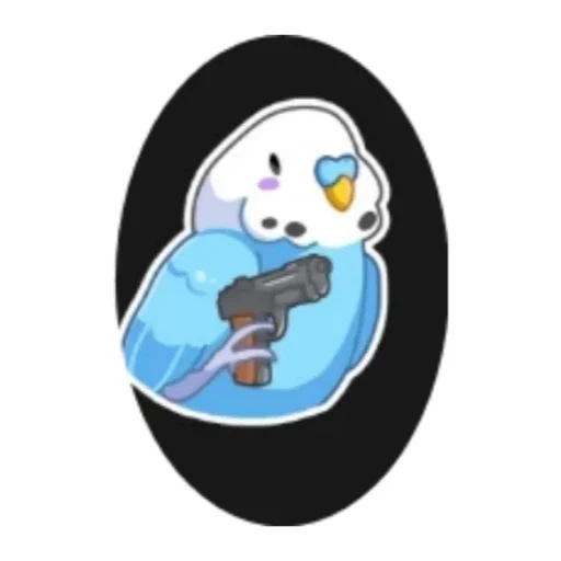 Стикер Popuga3 - 1