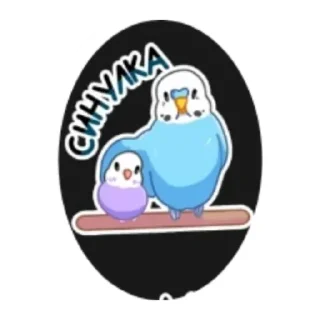 Sticker Попуга - 6