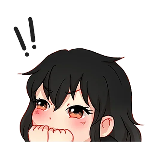 Sticker Послушная девочка @nyasticks - 10