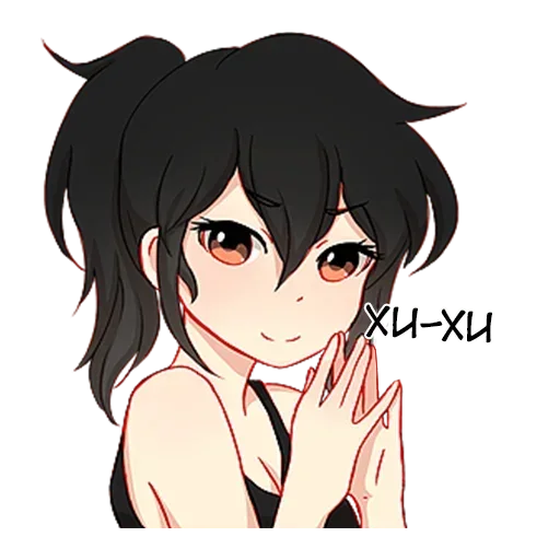 Sticker Послушная девочка @nyasticks - 7